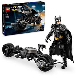 Foto van Lego dc batman: batman bouwfiguur en de bat-pod motor 76273