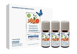 Foto van Venta bio-grapefruit-sandelhout 3x10 ml-vak klimaat accessoire