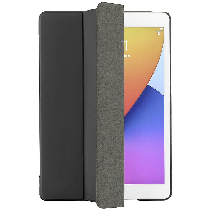 Foto van Hama fold bookcase geschikt voor apple model: ipad 10.2 (2019), ipad 10.2 (2020), ipad (9e generatie) zwart