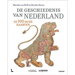 Foto van De geschiedenis van nederland in 100 oude kaarten