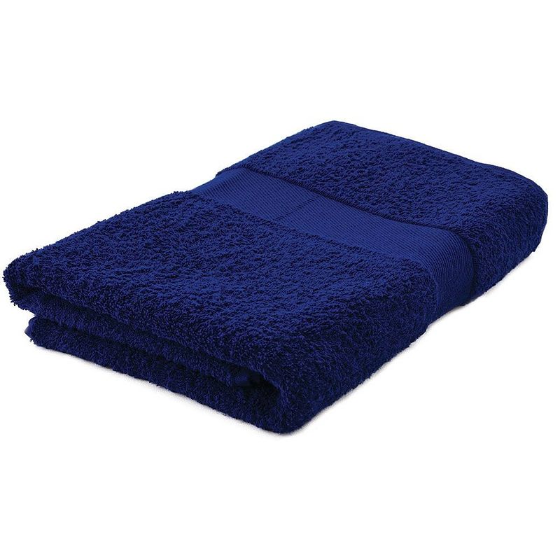 Foto van Arowell badhanddoek badlaken 140 x 70 cm - 500 gram - donkerblauw - 1 stuks