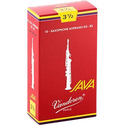 Foto van Vandoren sr3035r java rieten voor sopraansaxofoon 3.5, 10 stuks