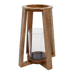 Foto van Ptmd klaas brown wooden cross lantern s