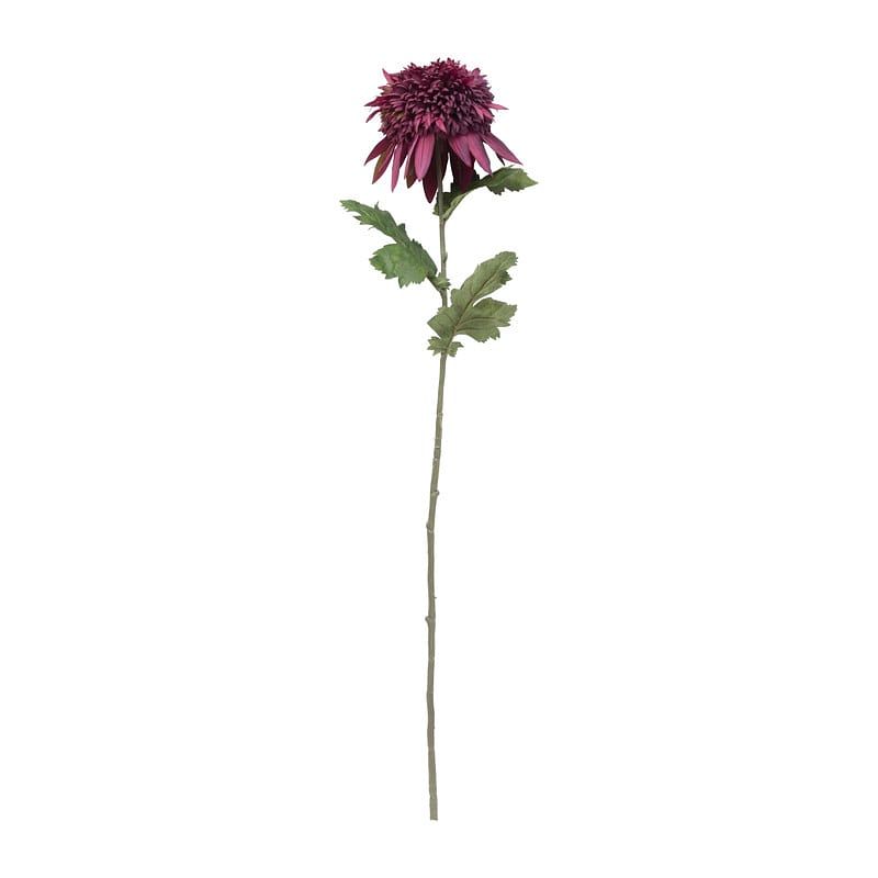 Foto van Kunstbloem chrysant groot - paars - 73 cm