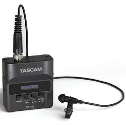 Foto van Tascam dr-10l digitale audiorecorder en lavalier combo