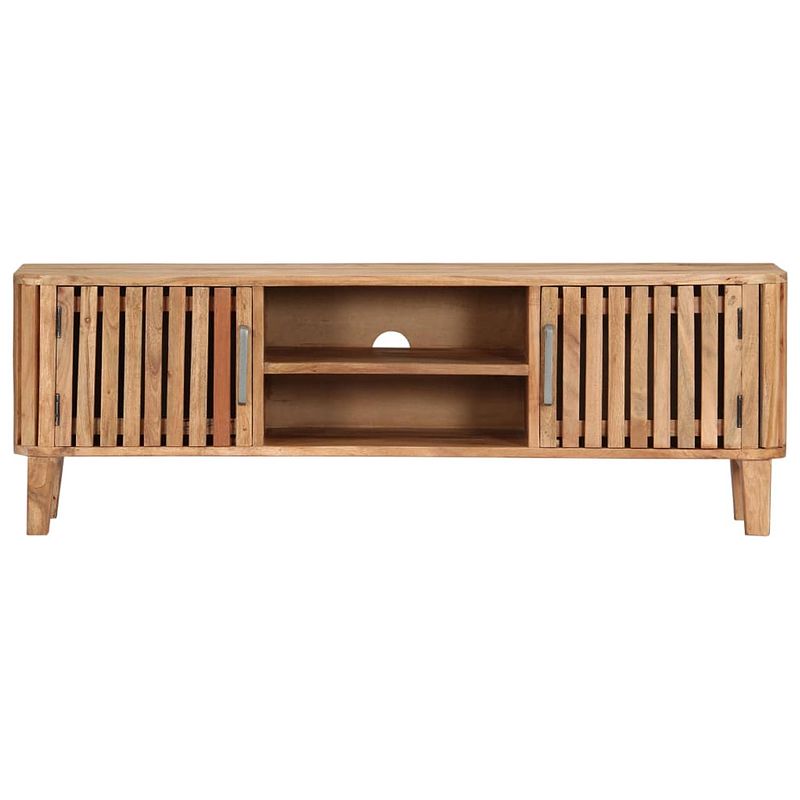 Foto van The living store tv-meubel acaciahout - 130 x 30 x 45 cm - naturel