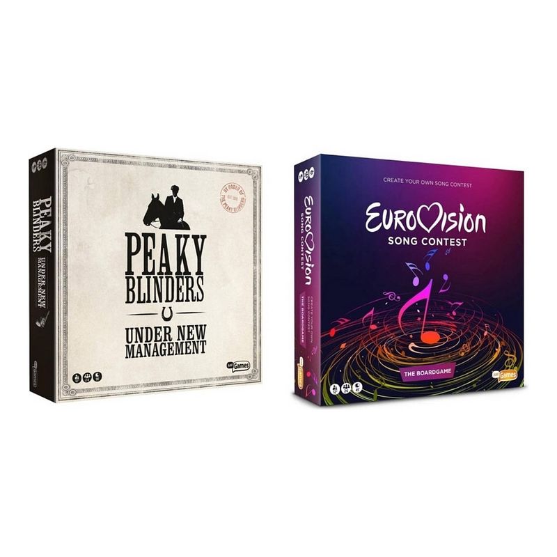 Foto van Spellenbundel - 2 stuks - eurovisie songfestival spel & peaky blinders