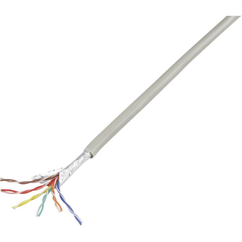 Foto van Tru components 1568142 telefoonkabel j-y(st)y 6 x 2 x 0.60 mm grijs 25 m