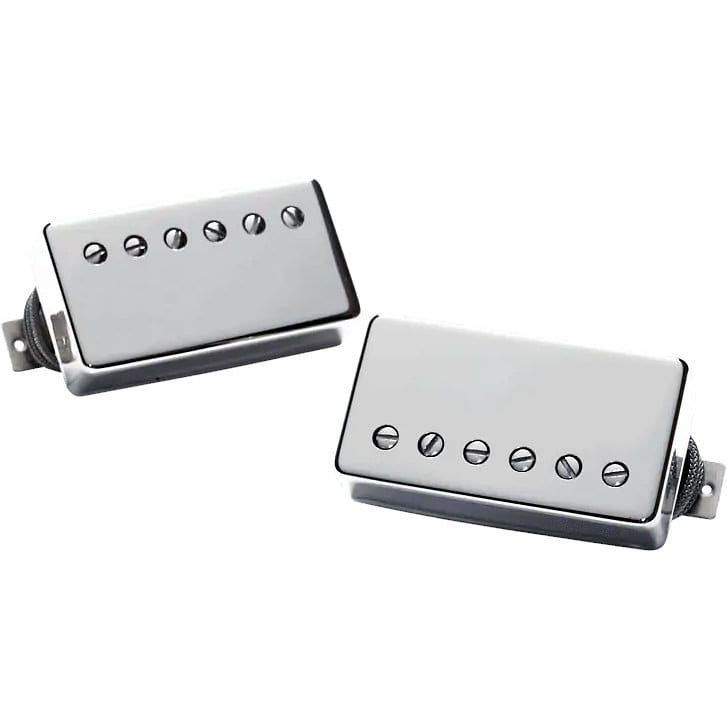 Foto van Seymour duncan aph-2s slash alnico ii pro humbucker set nickel cover gitaarelementen (set van 2)