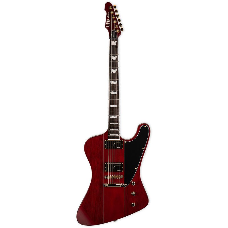 Foto van Esp ltd deluxe phoenix-1000 see thru black cherry elektrische gitaar