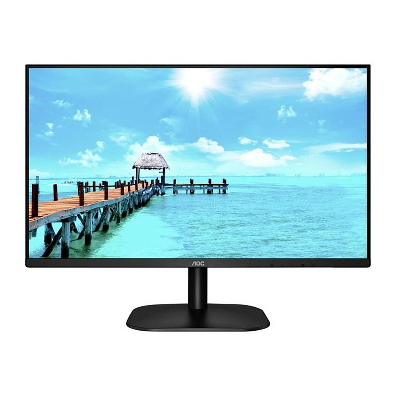 Foto van Aoc 27b2qam led-monitor energielabel e (a - g) 68.6 cm (27 inch) 1920 x 1080 pixel 16:9 4 ms hdmi, displayport, hoofdtelefoonaansluiting, vga, audio-line-in