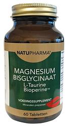 Foto van Natupharma magnesium bisglycen tabletten