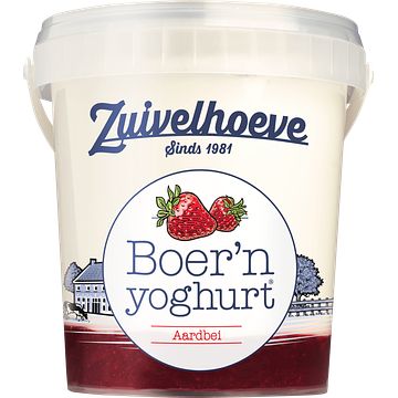 Foto van Boer'sn yoghurt® aardbei 750g bij jumbo
