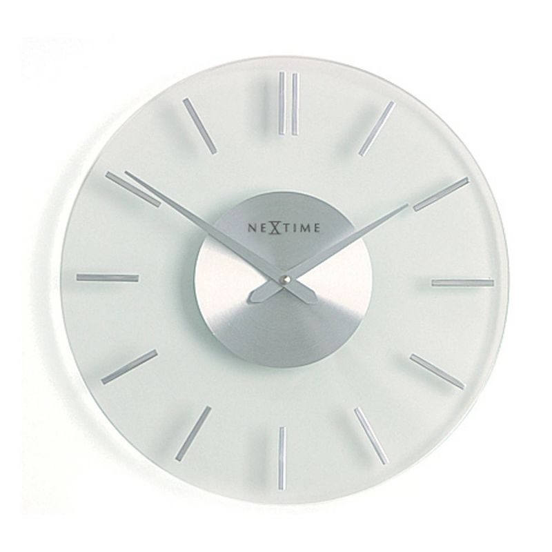 Foto van Wandklok nextime dia. 26 cm, glas, stripe