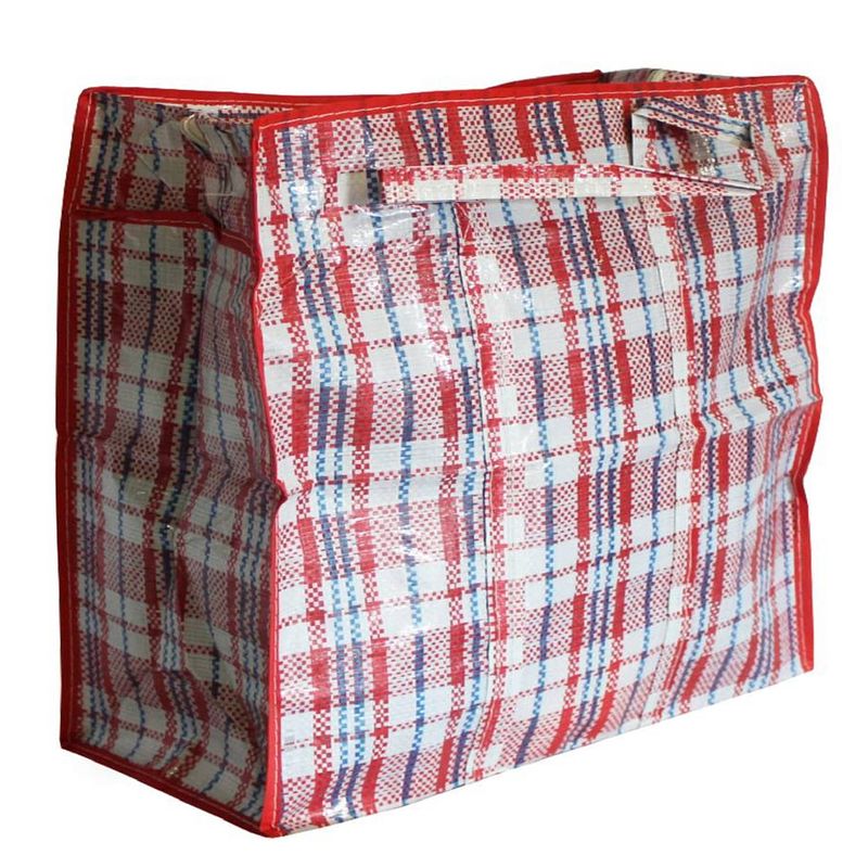 Foto van Opbergtas/hoes voor kussen/deken/dekbed/slaapzak 80 x 70 x 30 cm rood - shoppers