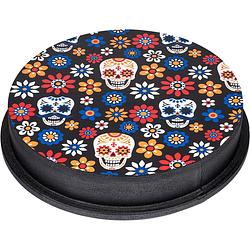 Foto van Meinl head-jd10da jumbo djembe day of the dead djembe vel 10 inch