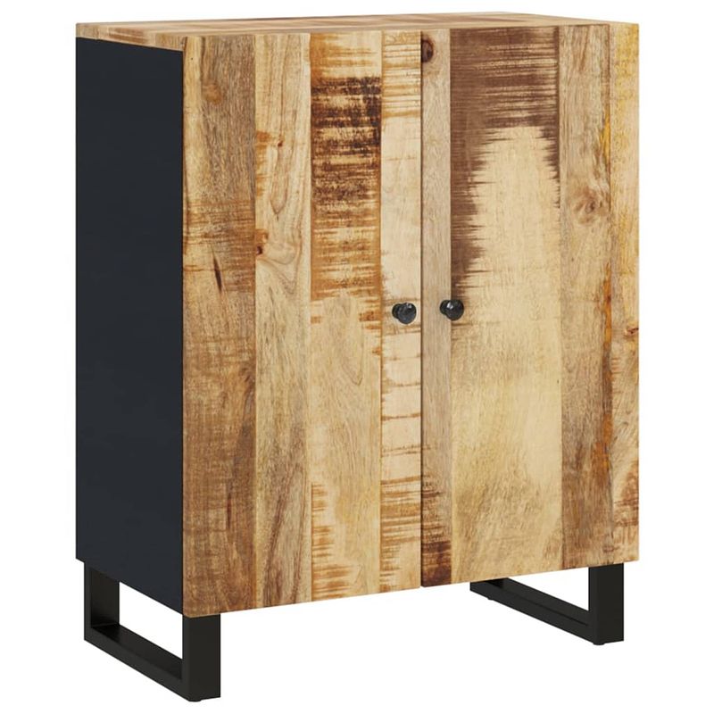 Foto van Vidaxl dressoir 60x33x75 cm massief mangohout