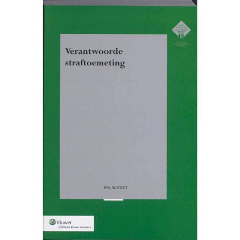 Foto van Verantwoorde straftoemeting