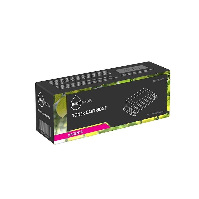 Foto van Inktmedia® - laser toner - geschikt voor hp 655a (cf453a) toner magenta