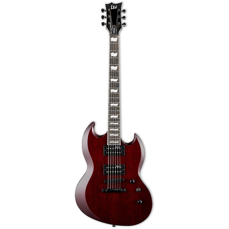 Foto van Esp ltd viper-256 see thru black cherry elektrische gitaar