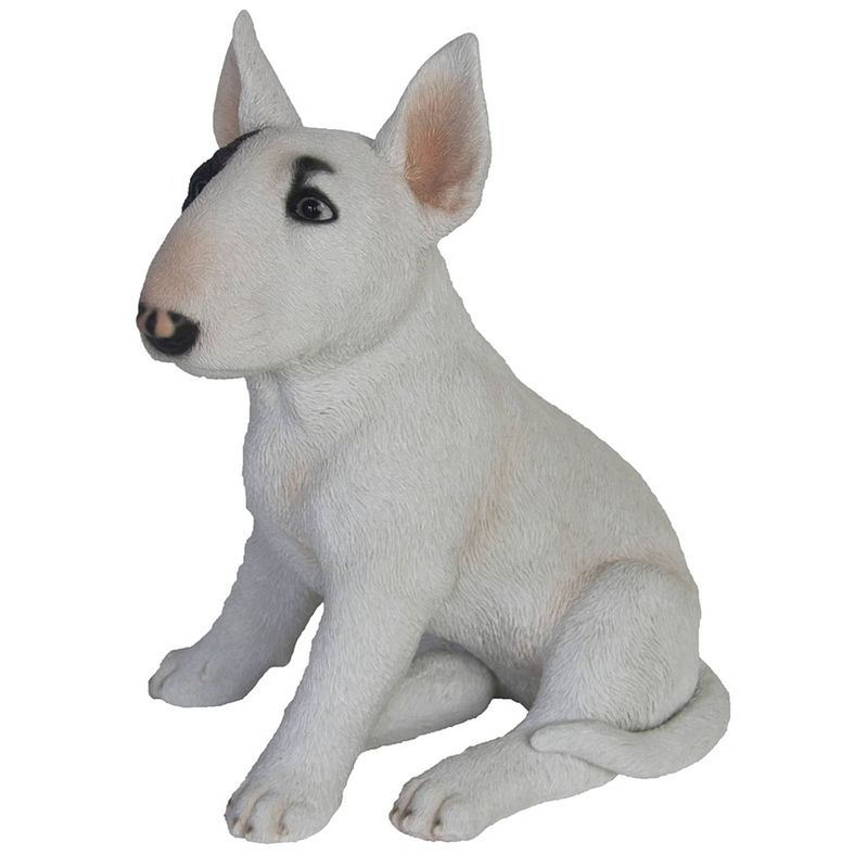 Foto van Tuinbeeld bull terrier hond 34 cm - beeldjes