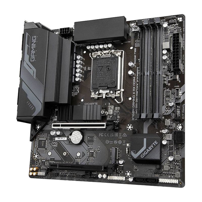 Foto van Gigabyte b760m gaming x ax ddr4 moederbord socket intel 1700 vormfactor micro-atx moederbord chipset intel® b760