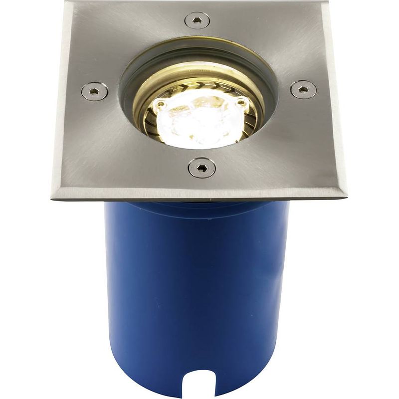 Foto van Heitronic potsdam 36853 vloerinbouwlamp led 7 w zilver