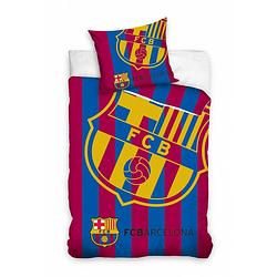 Foto van Fc barcelona dekbedovertrek logo 140 x 200 cm blauw/rood