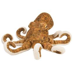 Foto van Wild republic knuffel octopus junior 30 cm pluche oranje/beige