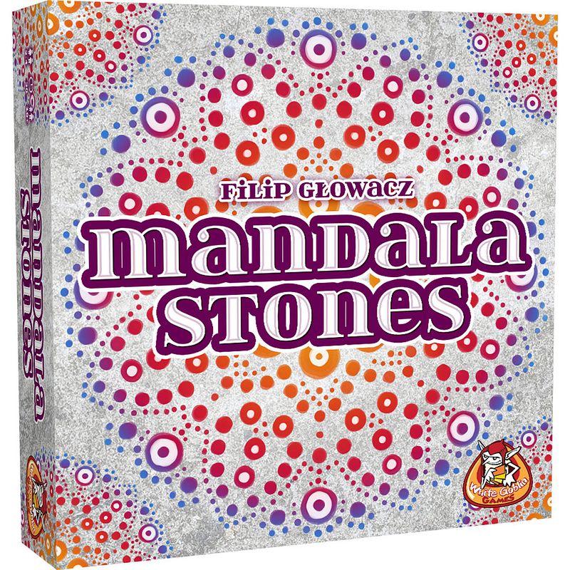 Foto van White goblin games gezelschapsspel mandala stones 130-delig