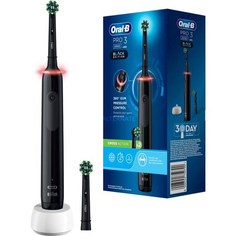 Foto van Oral-b pro 3 3000 cross action black edition jas 22