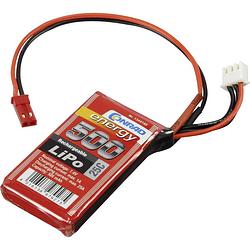 Foto van Conrad energy lipo accupack 7.4 v 500 mah aantal cellen: 2 25 c softcase bec-bus