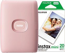 Foto van Fujifilm instax mini link 2 soft pink + fujifilm instax mini