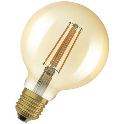 Foto van Osram 4058075754737 led-lamp energielabel e (a - g) e27 ballon 6.5 w = 55 w warmwit (ø x h) 95 mm x 95 mm 2 stuk(s)