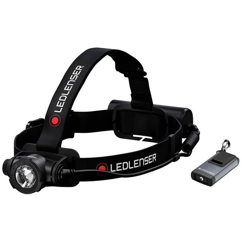 Foto van Ledlenser combo-licht-set h7r core + k4r sleutelboslamp werkt op een accu led met usb-poort 120 lm 20 g