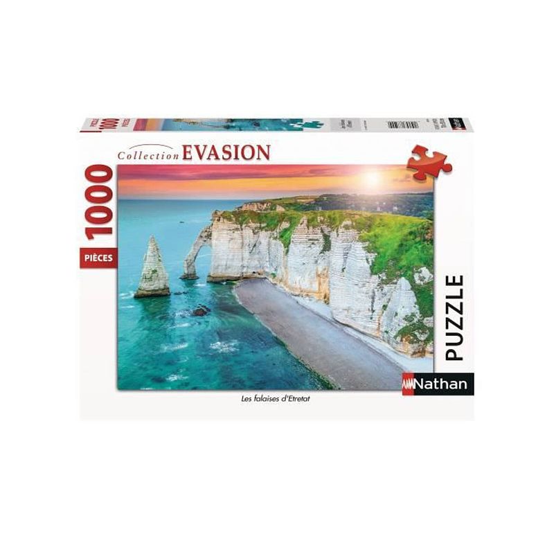 Foto van Nathan - puzzel 1000 stukjes de kliffen van etretat