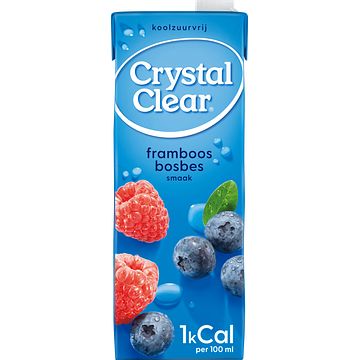 Foto van 2e halve prijs | crystal clear raspberry blueberry pak 1,5l aanbieding bij jumbo