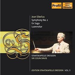 Foto van Sibelius: sinfonie nr. 2, en saga, - cd (0881488504927)