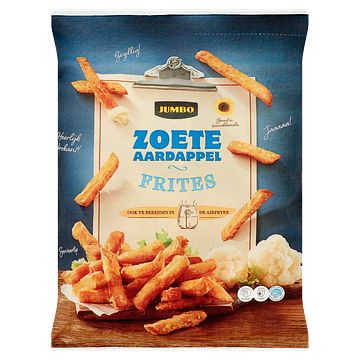 Foto van Jumbo zoete aardappelfrites 600g