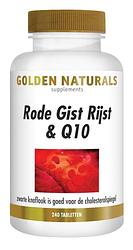 Foto van Golden naturals rode gistrijst & q10 tabletten