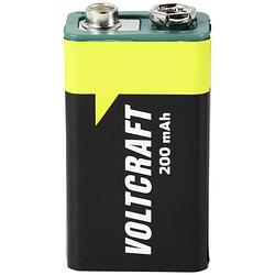 Foto van Voltcraft oplaadbare 9v batterij (blok) nimh 8.4 v 200 mah 1 stuk(s)