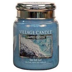 Foto van Village candle - sea salt surf - medium candle - 105 branduren