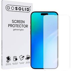 Foto van Go solid! apple iphone 15 pro max screenprotector gehard glas