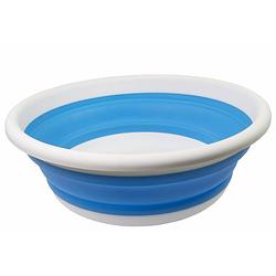 Foto van Opvouwbaar afwasteiltje / afwasbak blauw 14 liter - afwasbak