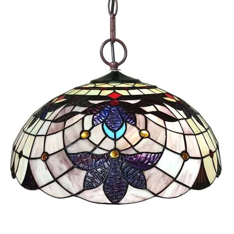 Foto van Clayre & eef hanglamp tiffany ø 45 cm e27/max 3*60w 5ll-6112