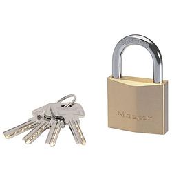 Foto van Master lock hangslot 50 mm massief messing 2950eurd