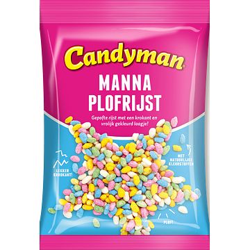 Foto van Candyman manna plofrijst 200g bij jumbo