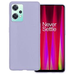 Foto van Basey oneplus nord ce 2 lite hoesje siliconen back cover case - oneplus nord ce 2 lite hoes silicone case hoesje - lila