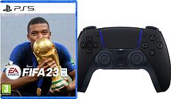 Foto van Fifa 23 ps5 + sony dualsense controller zwart