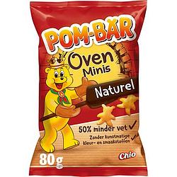 Foto van 2 voor € 2,75 | pombär oven minis naturel 80g aanbieding bij jumbo